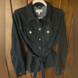 Dark Blue Denim Jacket for Women